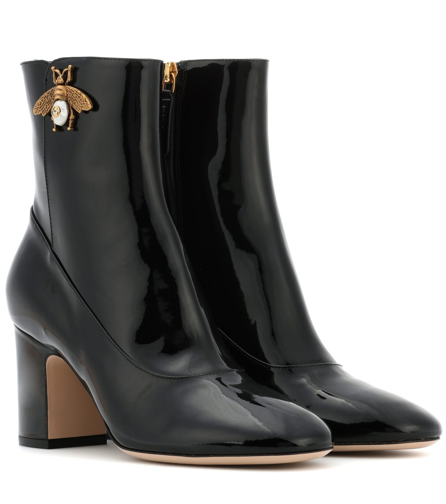 GUCCI Patent leather ankle boots
